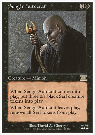 Magic the Gathering: 6th Edition (Base Set) card 155 Sengir Autocrat