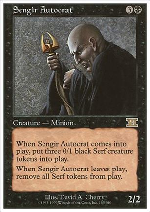 Magic the Gathering: 6th Edition (Base Set) card 155 Sengir Autocrat
