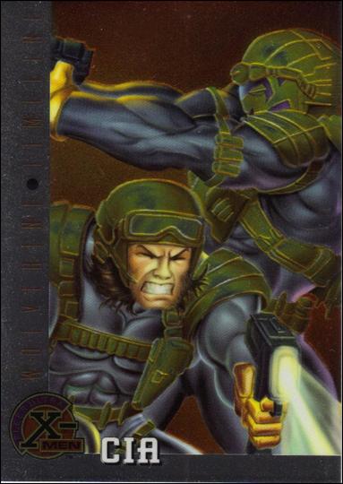 1996 Fleer Ultra X-Men All Chromium (Base Set) card 81 CIA
