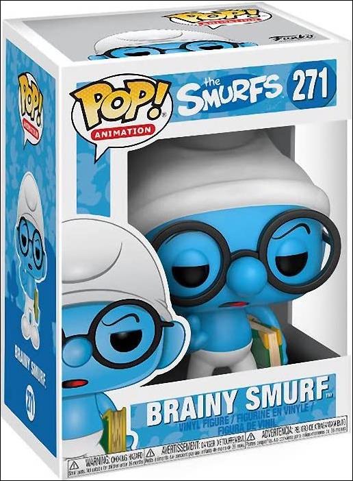 POP! Animation figure 271 Brainy Smurf