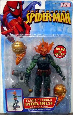 Spider-Man figure 78 Flame & Launch Mad Jack