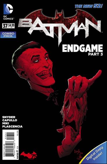 Batman (2011) issue 37-C Unbagged Greg Capullo Cover Combo Pack
