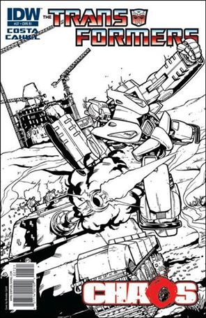 Transformers (2009) issue 27-C Brendan Cahill 1:10 Cover