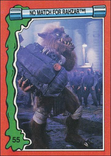 Teenage Mutant Ninja Turtles Movie II (Base Set) card 55 No Match for Rahzar!