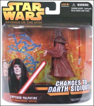 Star Wars: Revenge of the Sith 3 3/4" Deluxe Action Figures figure 6 Emperor Palpatine (Changes to Darth Sidious)