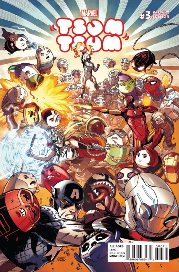 Marvel Tsum Tsum issue 3-B Cory Smith Cover