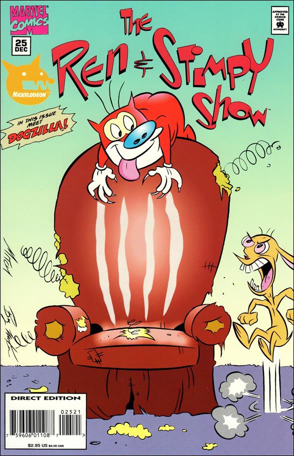 Ren & Stimpy Show issue 25-B Die Cut Cover
