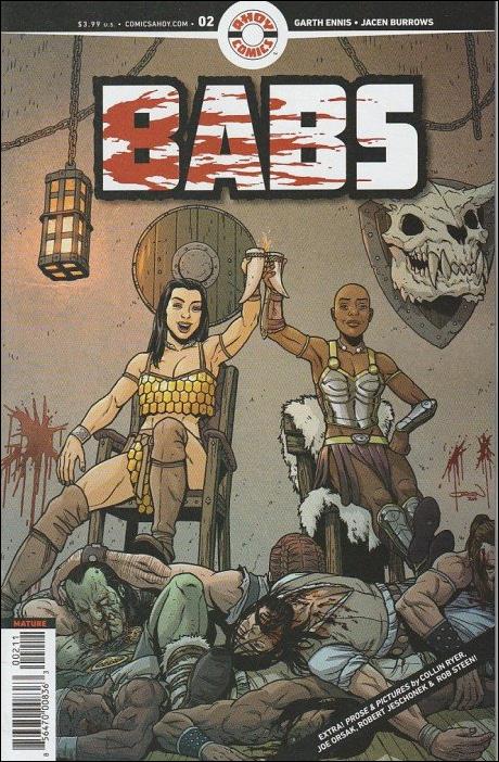 Babs issue 2 Jacen Burrows Cover