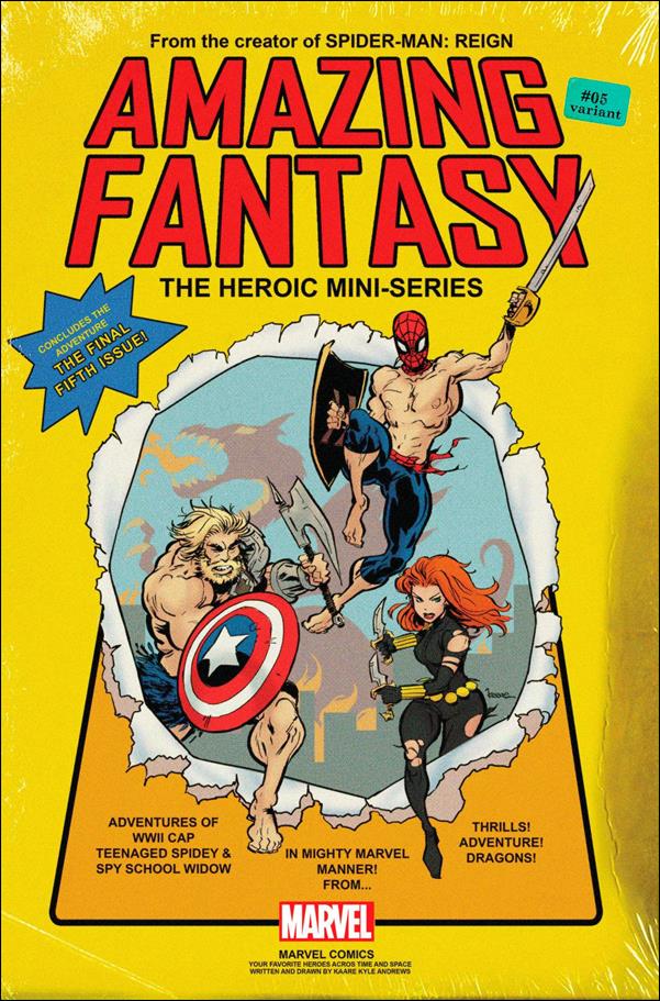Amazing Fantasy (2021) issue 5-B Kaare Andrews Yellow Cover