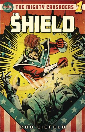 Mighty Crusaders: The Shield issue 1-B Francesco Francavilla Cover