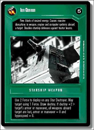 Star Wars: Premiere Limited (Base Set) card 161 Ion Cannon