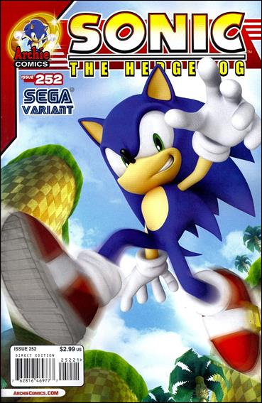 Sonic the Hedgehog (1993) issue 252-B SEGA Cover