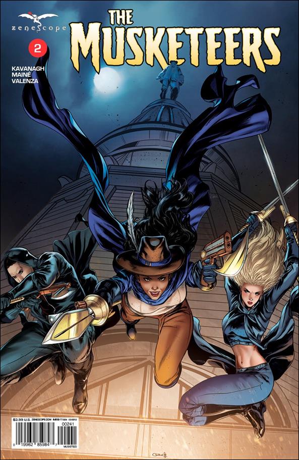Musketeers issue 2-D Caanan White Cover