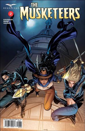Musketeers issue 2-D Caanan White Cover