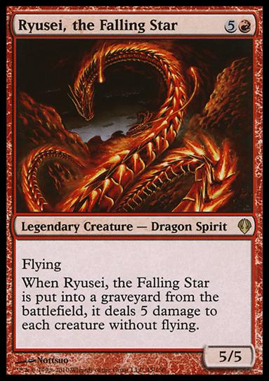 Magic the Gathering: Archenemy (Base Set) card 45 Ryusei, the Falling Star