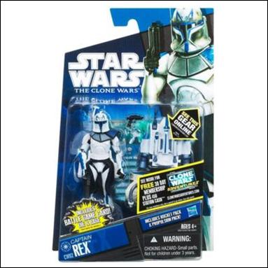 Star Wars: The Clone Wars Collection 3 3/4" Figures (2010) figure CW62 Captain Rex