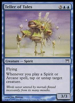 Magic the Gathering: Champions of Kamigawa (Base Set) card 95 Teller of Tales