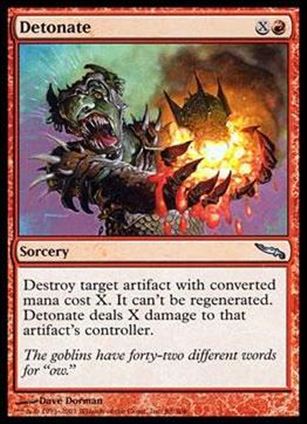 Magic the Gathering: Mirrodin (Base Set) card 88 Detonate