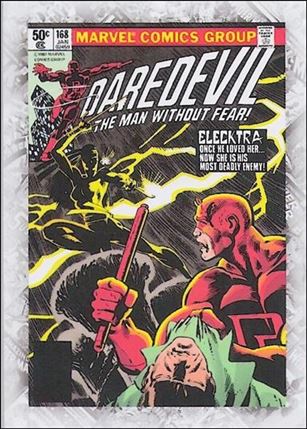 Marvel Beginnings: Series 3 (Breakthrough Issues Comic Cover Subset) card B-135 Daredevil #168
