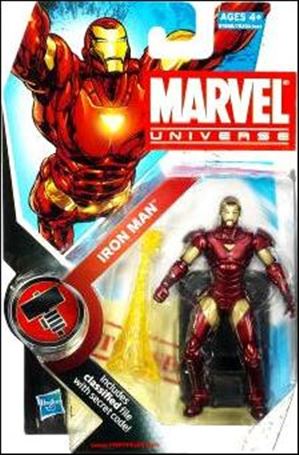 Marvel Universe (Series 2) figure 007 Iron Man (Extremis Armor)