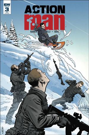Action Man issue 3-C Andrew Currie 1:10 Cover