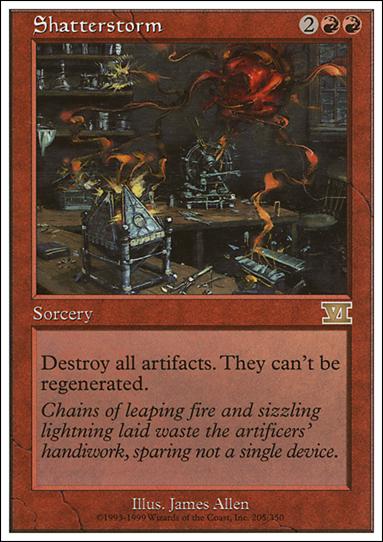 Magic the Gathering: 6th Edition (Base Set) card 205 Shatterstorm