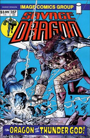 Savage Dragon (1993) issue 257-B Retro Trade Dress Cover