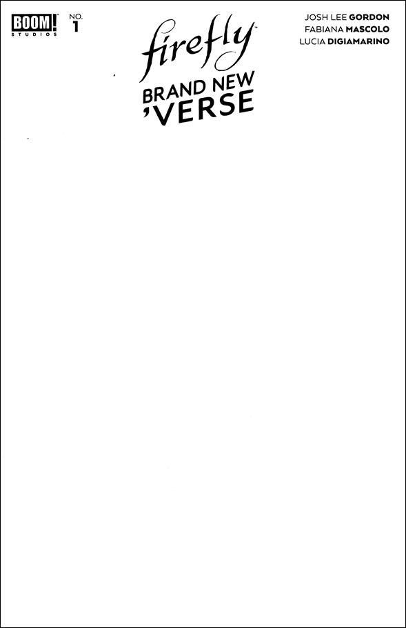 Firefly: Brand New 'Verse issue 1-C Blank/Sketch Cover