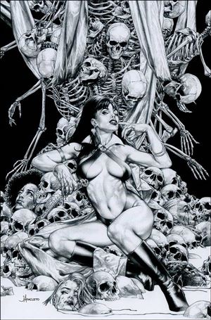 Sacred Six issue 8-O Jay Anacleto 1:35 Black & White Virgin Cover