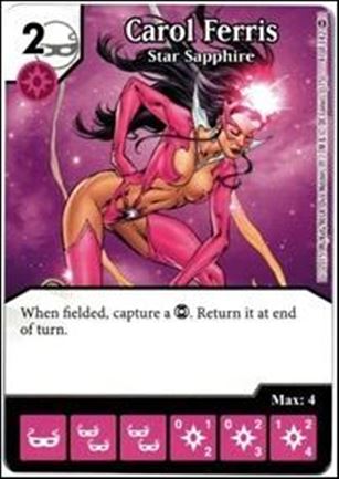 DC Comics Dice Masters War of Light card 41 Carol Ferris: Star Sapphire 