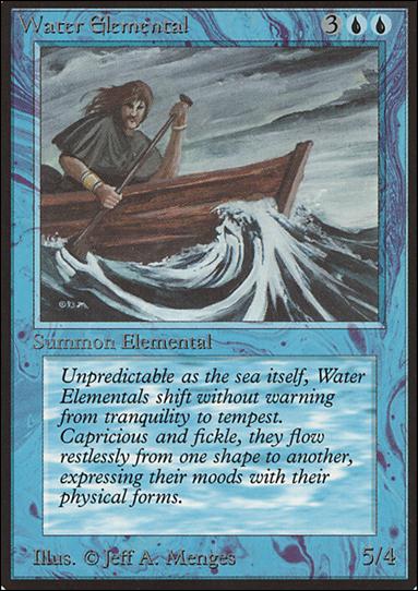 Magic the Gathering: Limited Edition Beta (Base Set) card 92 Water Elemental