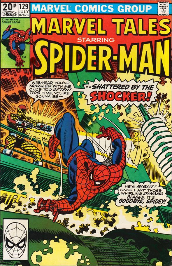 Marvel Tales (1966) issue 129-B UK Price Cover