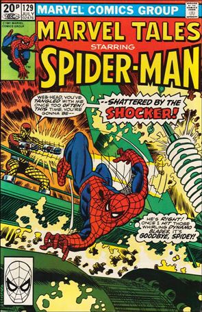 Marvel Tales (1966) issue 129-B UK Price Cover