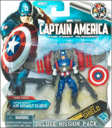 Captain America: The First Avenger (Deluxe Mission Packs) figure 1 Captain America - A. Assault Glider (Comic Series)