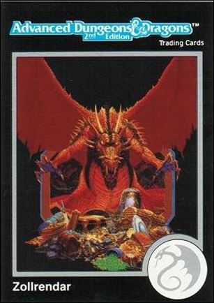 TSR 1991 Trading Cards Premier Edition Factory Set (Base Set) card 42 Advanced Dungeons & Dragons  -  Zollrendar        