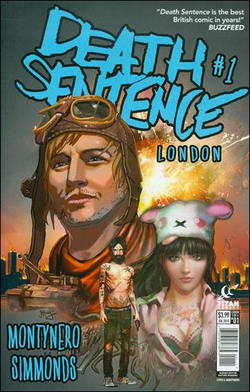 Death Sentence London issue 1 Monty Nero "Explosion" Cover