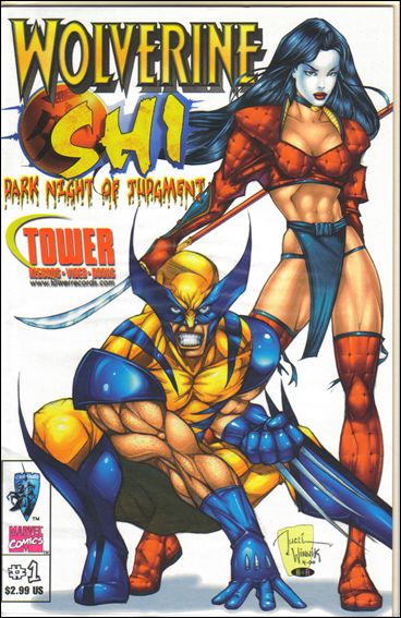 Wolverine/Shi: Dark Night of Judgment issue 1-E Tower Records Cover