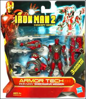 Iron Man 2 (Armor Tech) figure 3 Iron Man - Shockwave Mission (Concept Series)