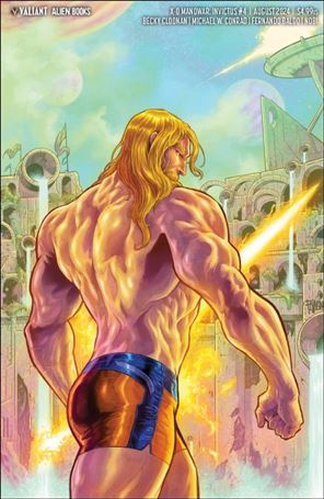 X-O Manowar: Invictus issue 4-B Guillermo Fajardo Swimsuit Cover