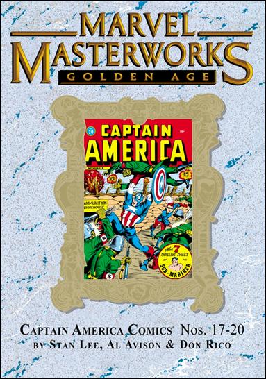 Marvel Masterworks: Golden Age Captain America issue 5-B Marble Dust Jacket Vol 161