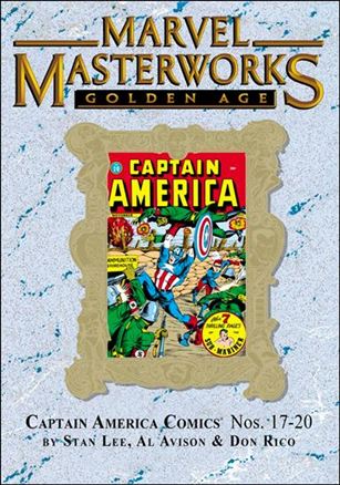 Marvel Masterworks: Golden Age Captain America issue 5-B Marble Dust Jacket Vol 161