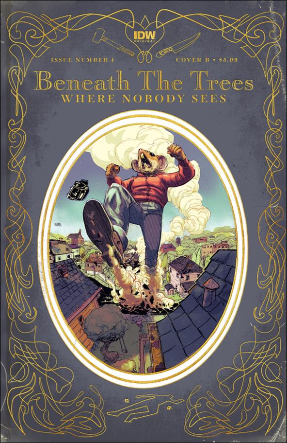 Beneath the Trees Where Nobody Sees issue 4-D Riley Rossmo Exclusive Foil Cover 1/500