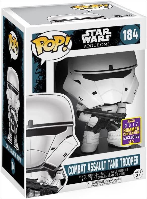POP! Star Wars figure 184-B Combat Assault Tank Trooper Summer Convention