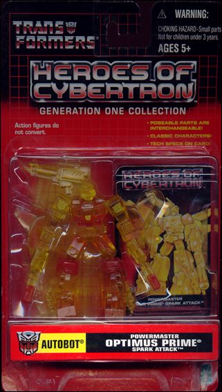 Transformers: Heroes of Cybertron (Generation One Collection) figure 11 Powermaster Optimus Prime (Spark Attack)