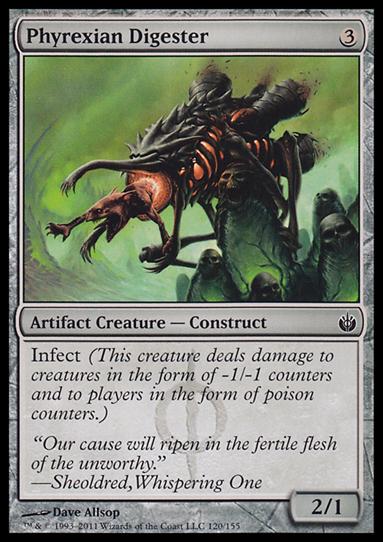 Magic the Gathering: Mirrodin Besieged (Base Set) card 120 Phyrexian Digester