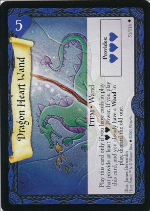 Harry Potter (Base Set) card 51 Dragon Heart Wand