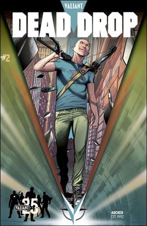 Dead Drop issue 2-C Rafa Sandoval Valiant 25th Anniversary Cover