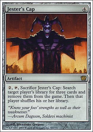 Magic the Gathering: 9th Edition (Base Set) card 301 Jester's Cap