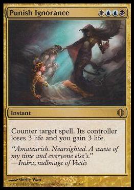 Magic the Gathering: Shards of Alara (Base Set) card 183 Punish Ignorance