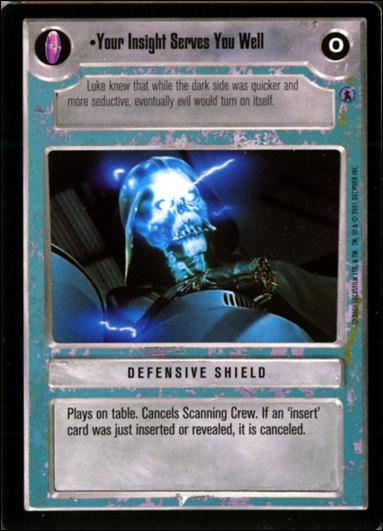 Star Wars: Reflections III (Base Set) card 149 Your Insight Serves You Well
